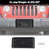 Schwarzer Auto-Kennzeichenhalter vorne für Jeep Wrangler JK 2013-17