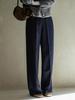 Memua Hard Wide Brushed Slacks