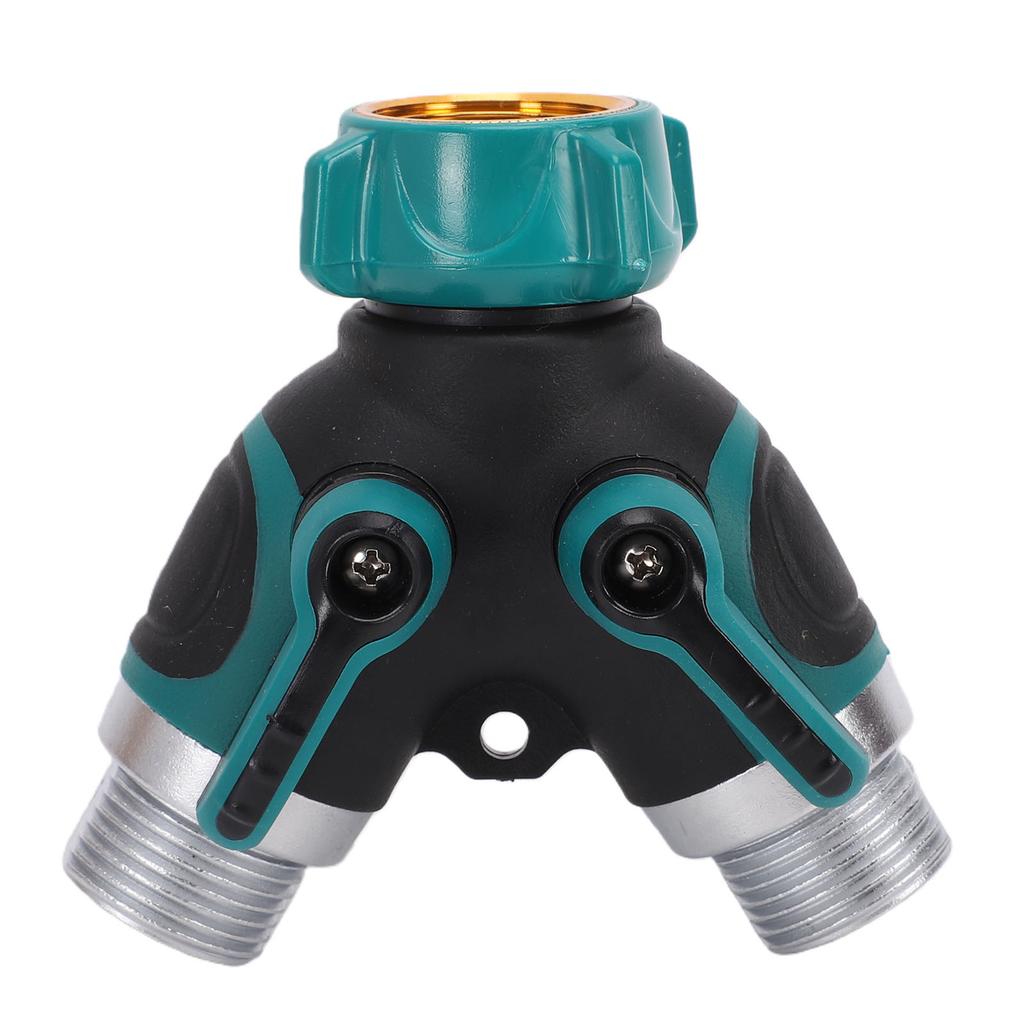 Garden Hose Splitter 2 Way 3 4in Male Female Thread Tap Y Type Watering Connector Distributor for Outdoor Faucet