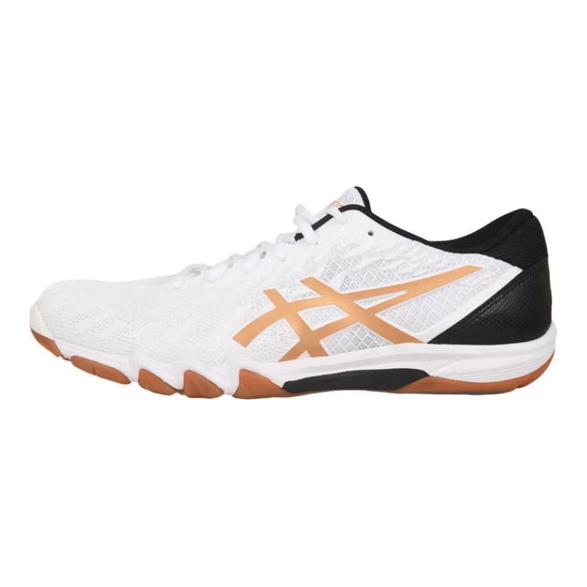 Asics Attack Bladelyte 4 Comfortable Fashion Low-Top Training Shoes Unisex sneaker White Black 1073A082-100
