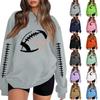 Unisex Lightweight Long Sleeve Neck Pullover Printed Sweatshirt