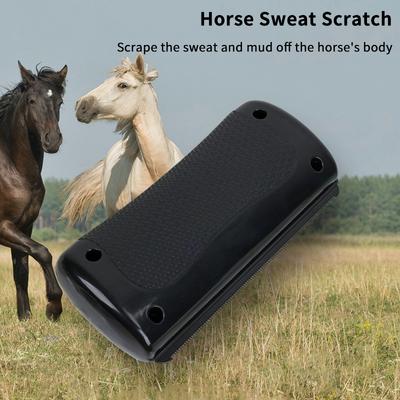 Horse Sweat Cleaning Brush Massage Tool Pet Hair Comb Cow Cleaning Brush Horse Cleaning Brush Horse Cleaning Comb