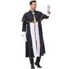 Men's Priest Clothing, Roman Wizard Clothing, Men's Robe, Mardi Gras Party Clothing, Halloween Costume