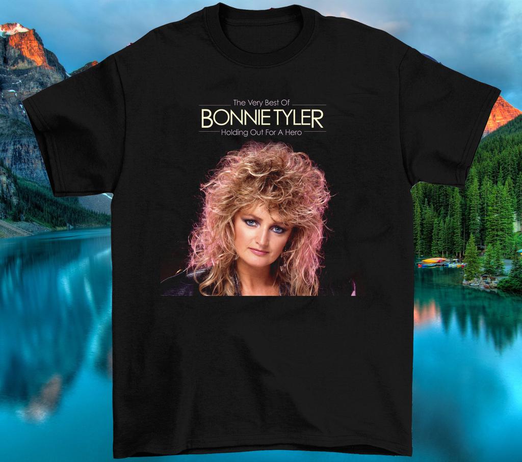 NEW The Best of Bonnie Tyler Heavy Cotton Black T Shirt EN341