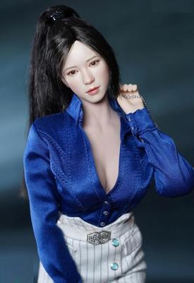 Scale Action Figure SDH034 Santan Office Beautiful Female College Asian Female Simple Paper Case Packaging and Clothes Not Hair Tying [TOYBARJAPAN]