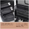 Jssmst (Jessmat) Portable Coin Safe with Key Lock, 3 Spring Clips, Metal, 30x24x8.8cm (Black, Key Lock)