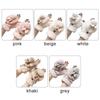 Short Plush Fingerless Glove Thick Warm Gloves Daily Flip Half Finger Gloves  Winter