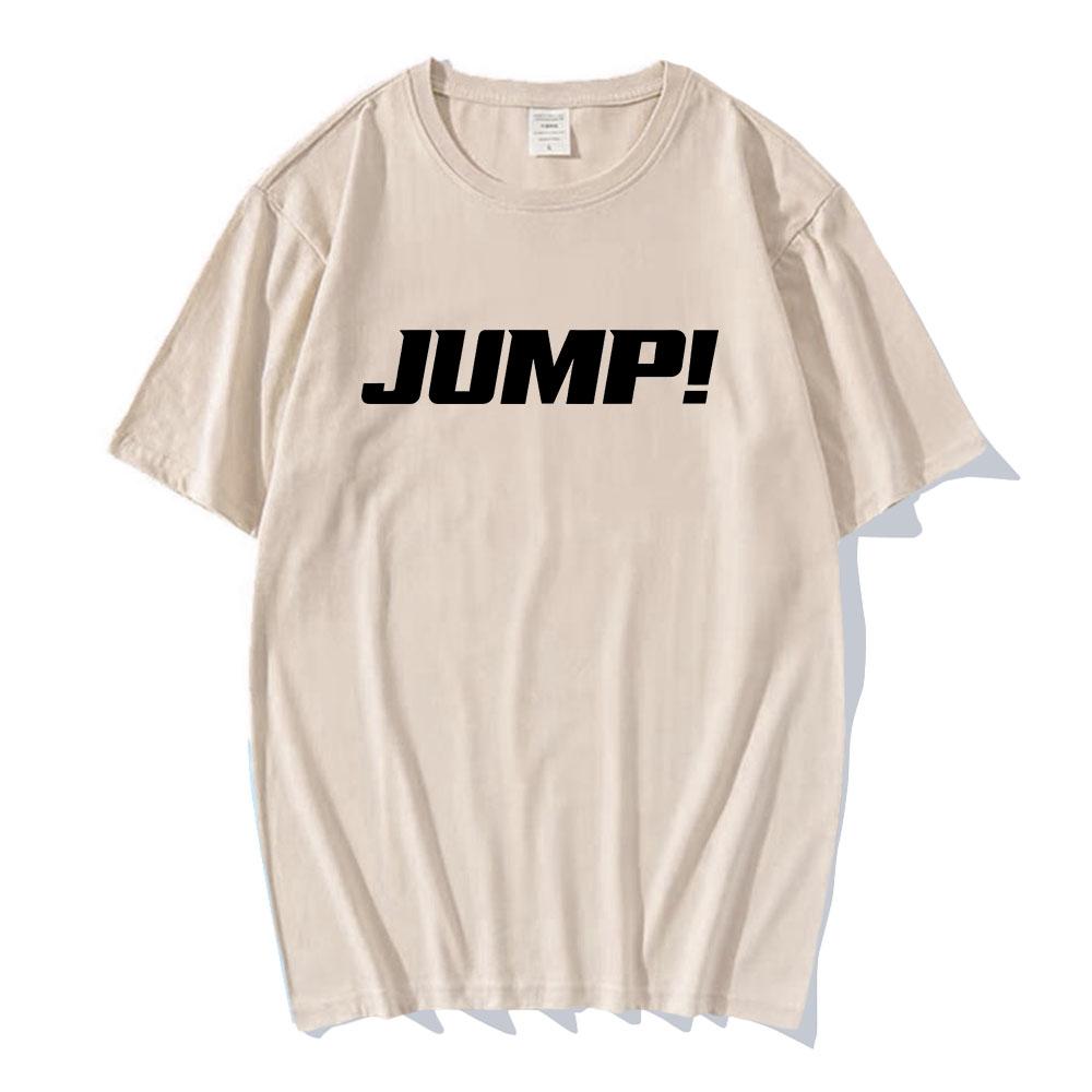 Jump Single Graphic 2025 T-shirt Band and Pink Girls' Band Tshirts Cotton Fashion Short Sleeve T Shirt Men Women Clothing