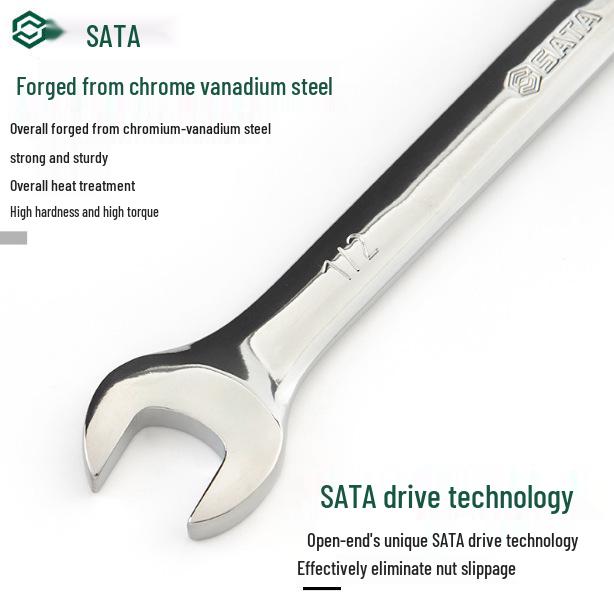Sata Wrench Imperial Full Polish 2-in-1, Sizes 40101-40116