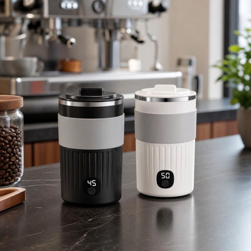 400mL Automatic Stirring Cup Rechargeable USB-Charging Electric Stirrer Mug Heat-resistant Magnetic Stirring