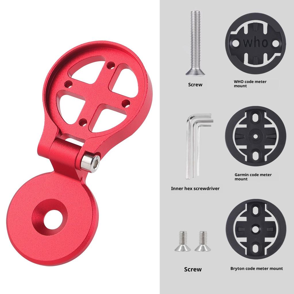 Bicycle Handlebar Standing Washer Type Code Meter Holder Mobile Phone Navigation Bowl Set Cover Extension Rack Odometer Extension Seat