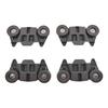 Set of 4 Replacement Lower Rack Rollers Plastic Dishwasher Spare Parts for Dishwashers Ensuring Quiet Performances