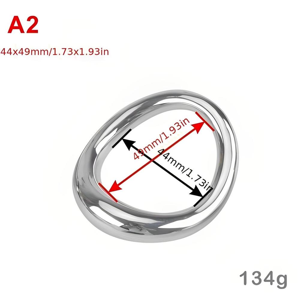 Penis Ring Stainless Cock Rings Adult Products Male Sex Toys Bondage Lock Ring Sex Toys for Men Delay Ejaculation