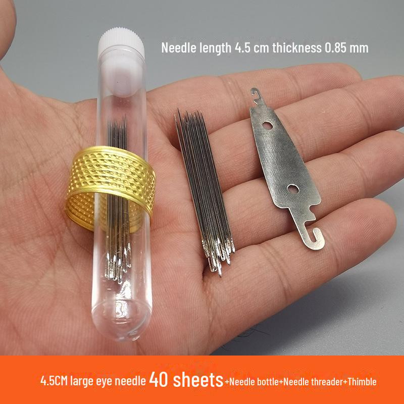 Handnaalden met groot oog voor gemakkelijk inrijgen