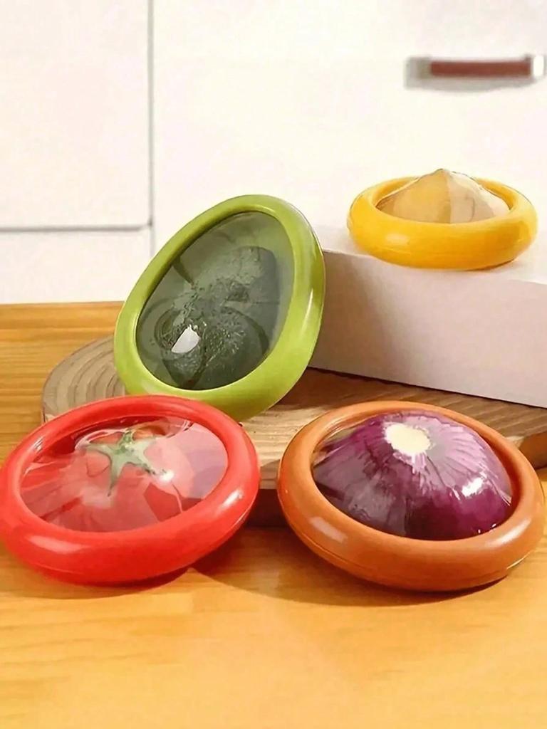 4pcs Reusable And Durable Kitchen Accessory For Preserving Freshness Fruit And Vegetable Anti-Oxidation Storage Box