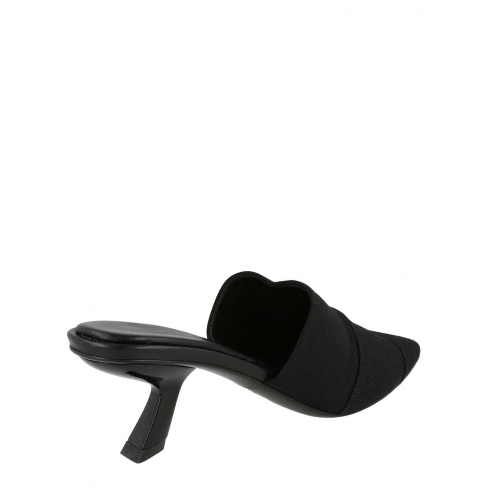 Salvatore Ferragamo Algedi 55 Leather Mules Black