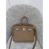 Togo primo strato pelle di mucca borsa platino motivo litchi fibbia argentata borsa a mano serratura di alta gamma borsa a tracolla messenger in pelle da donna