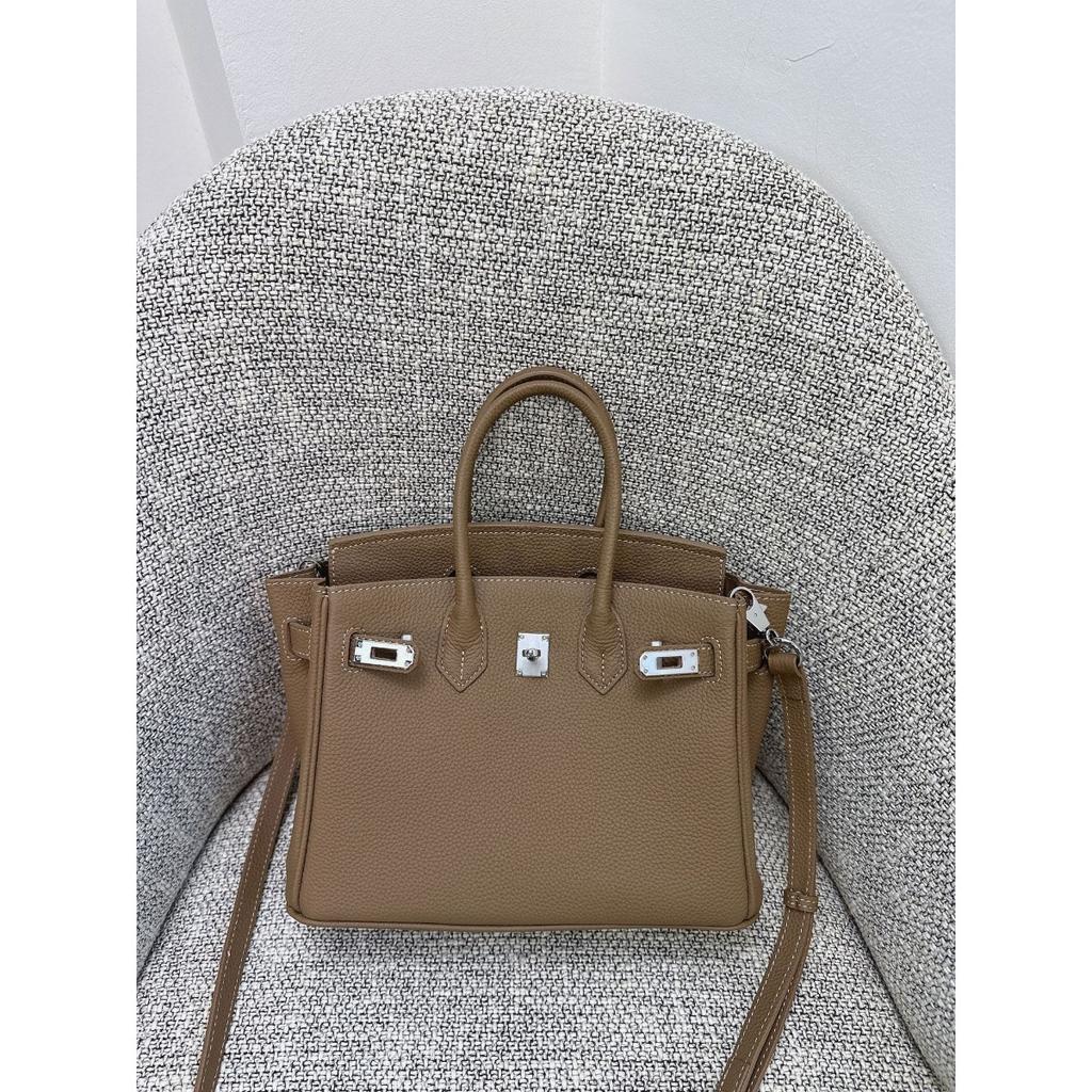 Togo primo strato pelle di mucca borsa platino motivo litchi fibbia argentata borsa a mano serratura di alta gamma borsa a tracolla messenger in pelle da donna