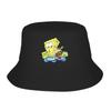 Spongebobs Bucket Hat  Street Style Fisherman Caps Soft Fold Hunting Visor Hats For WomenKorean Printed Cap