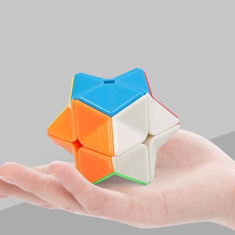 Classic Plastic Puzzle Cube With Stress Relief Features For Children And Adults