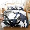Black Butler Sebastian Cute Bedding Set Cartoon Anime Adult Kid Bedroom Soft Duvet Cover 3D Print Vibrant Kawaii Anime Cozy Set