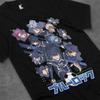 Blue Lock Nagi Seishiro T-Shirt Black Size Small Unisex Anime Lover Cotton