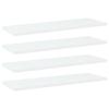 Bookcase Panels - VidaXL - 4 Pcs - Engineered Wood - White - 60 X 20 X 1.5 Cm