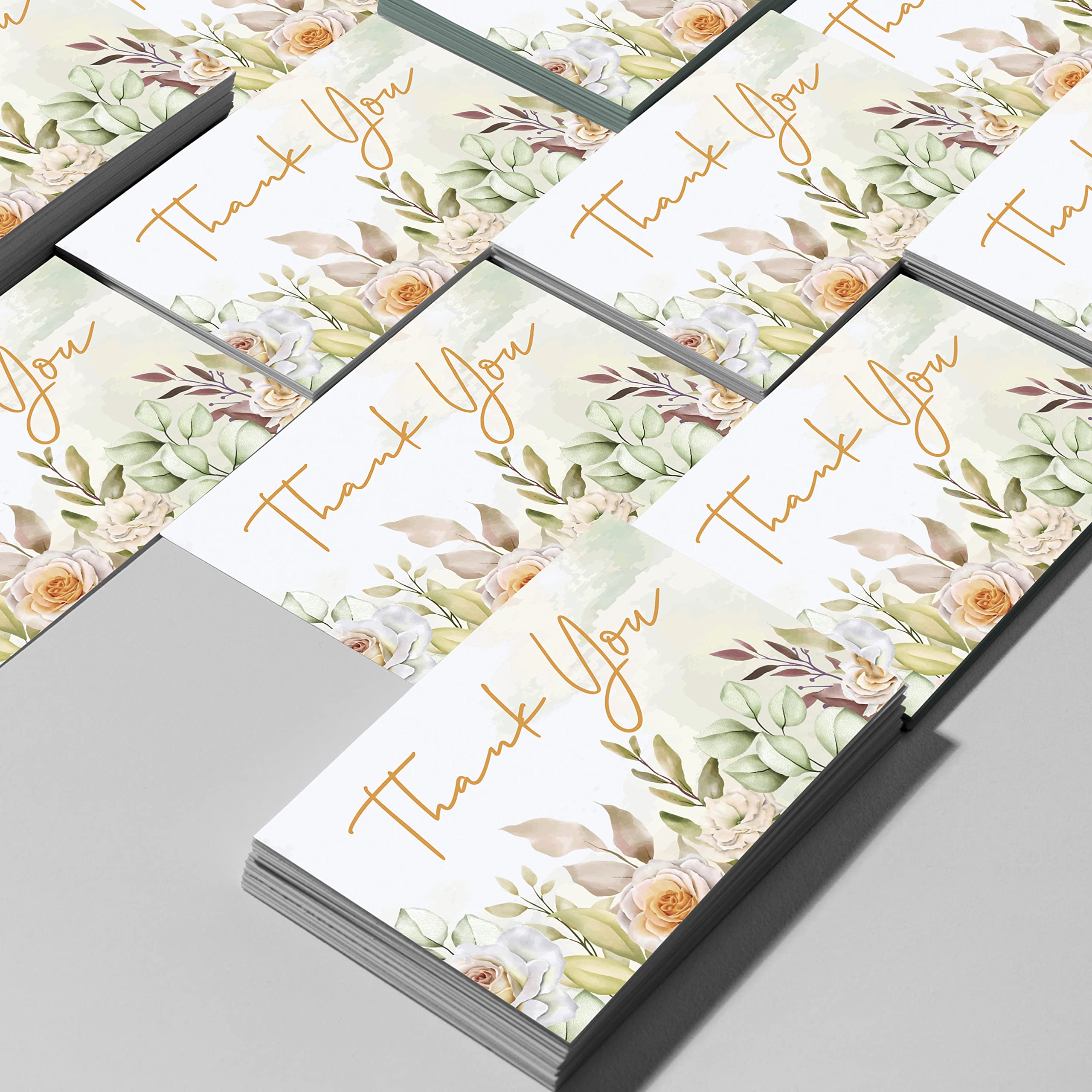 Clickedin - 50 Pieces Multi Occasion Thank You Greeting Cards and Tags 32