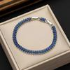 Hot Selling Multicolor Zircon Tennis Bracelet - Single Row 2.5*5mm, Niche Design