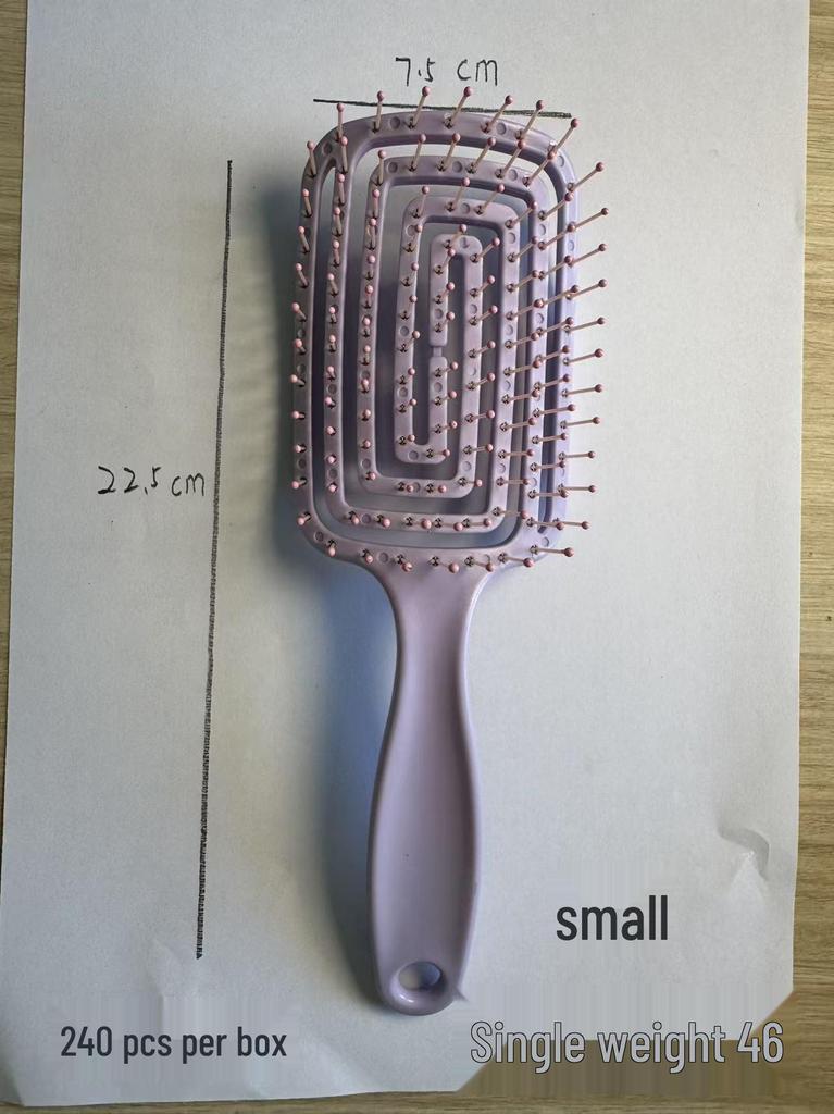 Large Curved Anti-static Backcombing Air Cushion Massage Comb
