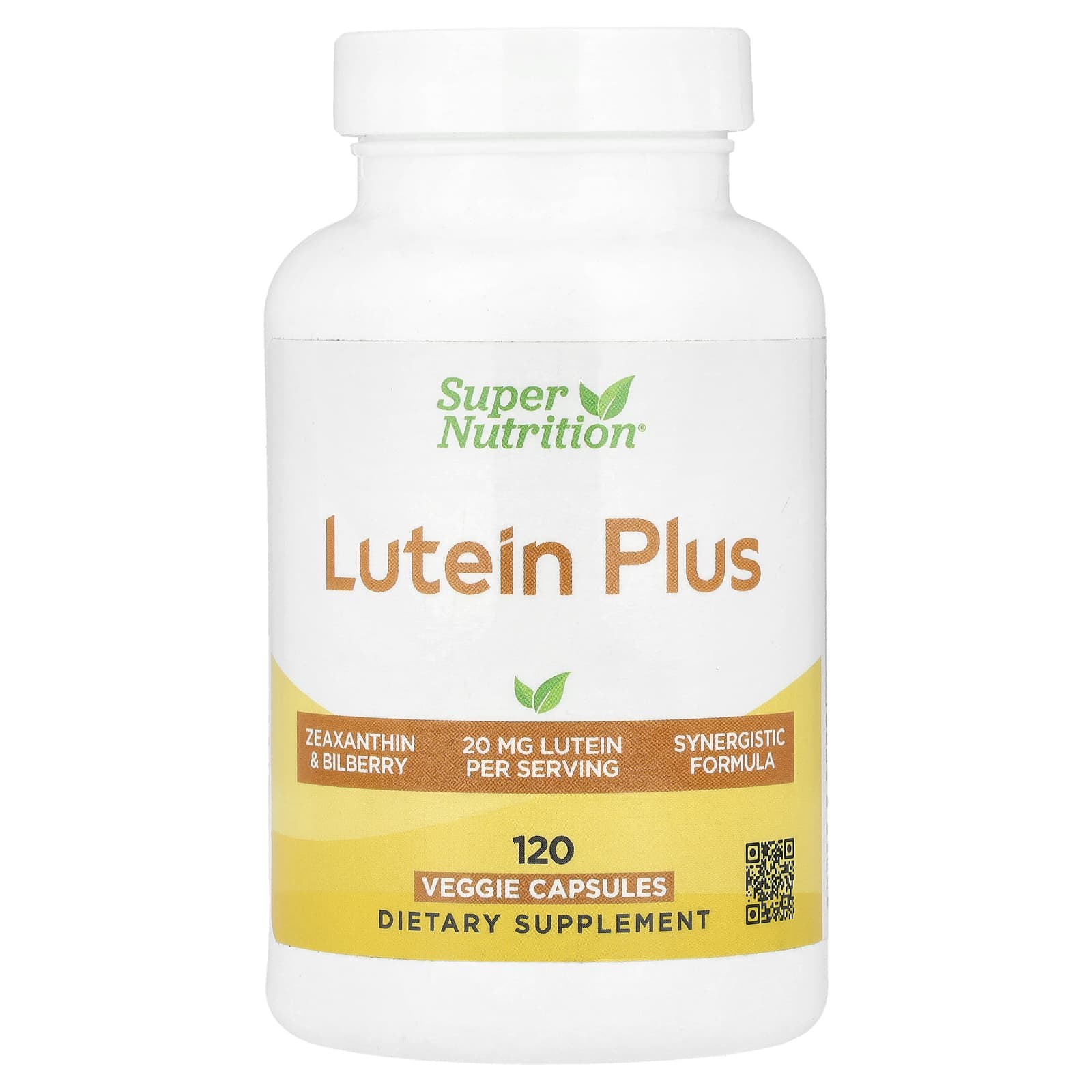 

Lutein Plus with Bilberry Powder and Zeaxanthin, 20 Mg, 120 Veggie Caps