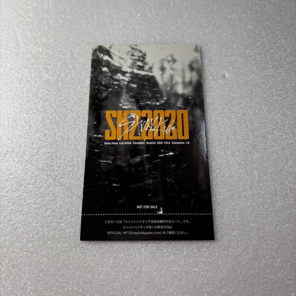 [USED] Stray Kids SKZ2020 Changbin and Hyunjin High Five Trading Card