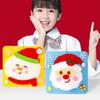 DIY Christmas Embroidery Kit Cute Tree/Stocking/Santa Embroidery Stitching Projects Xmas Sewing Craft Kit with Pattern Needles Threads Tools