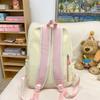 Trendy Teenager Girl Cute Bear Schoolbag High Value Junior High School Student Pupil Backpack Waterproof Nylon Book Bag Children Holiday Surprise Gift