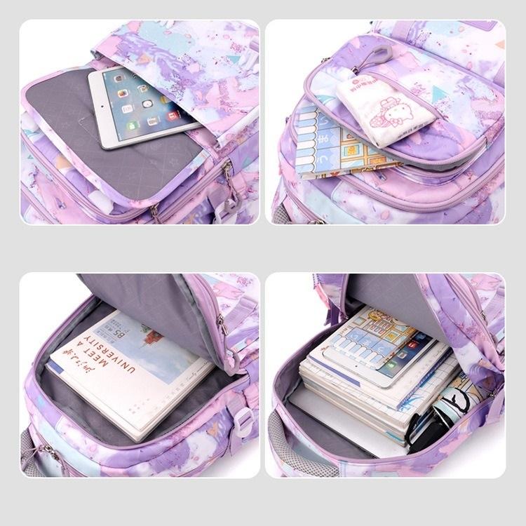 Mochila con Ruedas para el Colegio Mochilas Escolares con Ruedas Mochila de Estudiante 6 Ruedas (34*20*47CM)ZRY5193