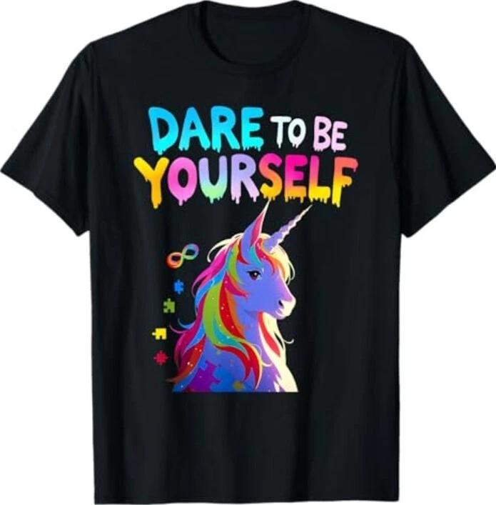 Unicorn Autism Awareness Acceptance Autistic Girl Gifts Kids T-Shirt S
