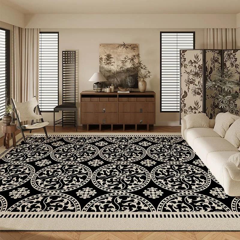 Kreativer Wohnzimmerteppich Abstrakte Kunst Große Fläche Couchtisch Weiche Teppiche Schlafzimmer Neben Garderobe Freizeitbereich Fußmatte Tapis
