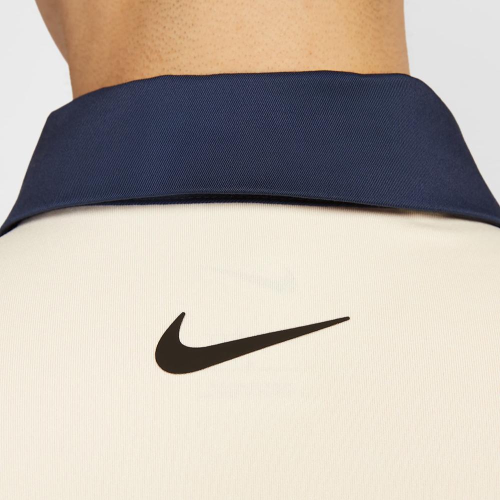 Nike Tour Dri-Fit Fashion Comfortable Trendy Minimalist Solid Color Golf Shirt Men tops Light-Ivory FZ7502110