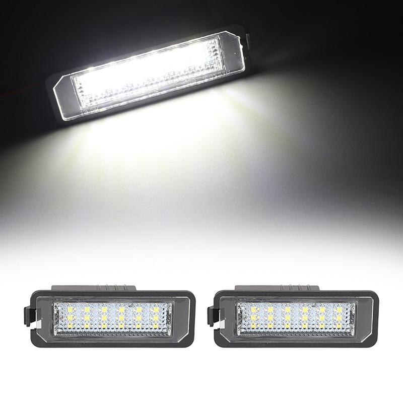 2Pcs Led Number License Plate Light Assembly With Canbus Compatible With Multi-Brand Car License Plate Light 2pcs