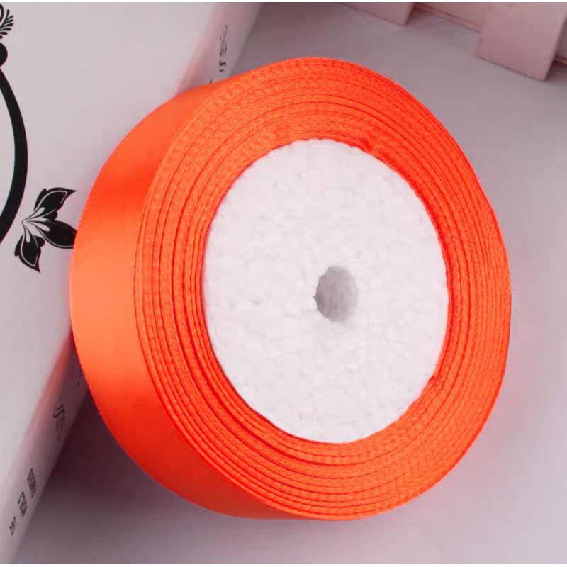 

Пов язка на голову з атласної шовкової стрічки з квітковим візерунком 2,5 см, для подарунка та DIY для торта, поліестерова крафт-стрічка 25 мм 25 yards