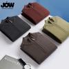 JOW Men's 10% Cashmere Blend Half-Zip Wool Sweater