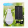Outdoor Camping Led Lights Bulb Solar Panel Powered High Brightness Tent Lamp For Outdoor Indoor