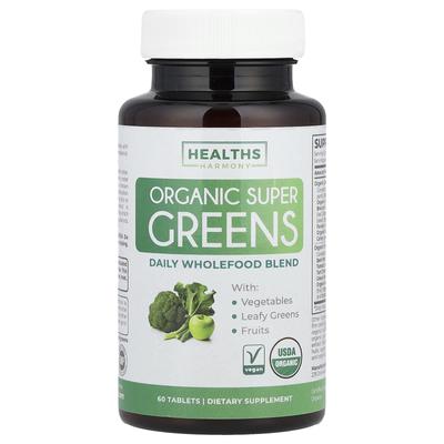 Organic Super Greens, 60 Tablets