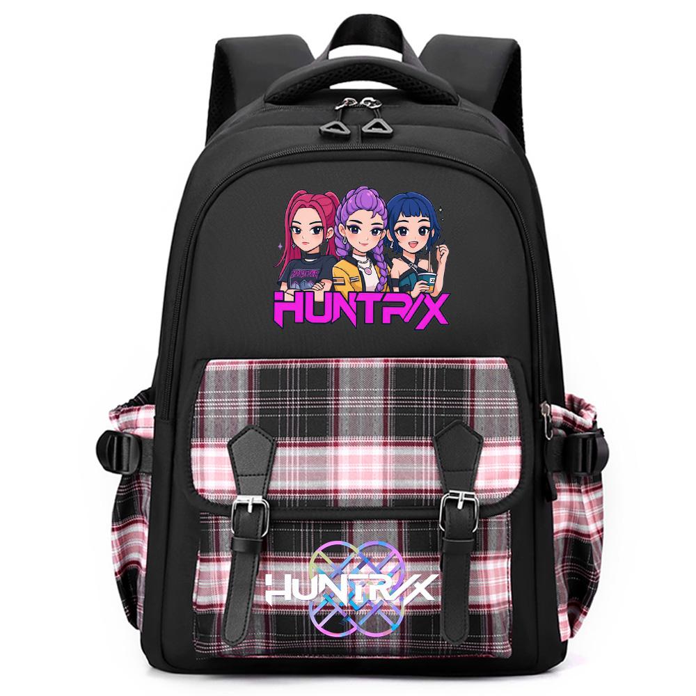 Anime Cute Cartoon K-Pop Printed Large Capacity Backpack for Teenger Student Girl Boy Schoolbag Bookbag Women Waterproof Travel Bag Mochila Kid Gift