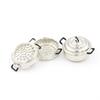Dollhouse Miniature 1:12 Kitchen Decor Toy Metal Cooking 3-Layers Steamer Pot