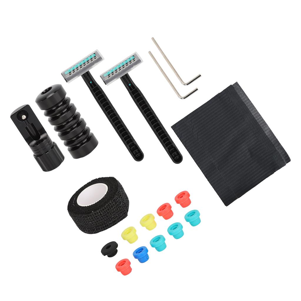 Manual Tattoo Kit Multifunction Complete DIY Poke Tattoo Tools Set for Home Beginner