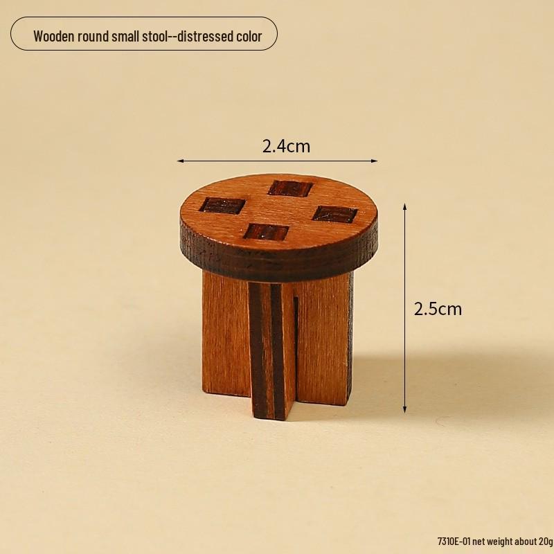 Creative Folding Beach Chair Phone Holder - Cute, Small Furniture and Photo Prop Ornament