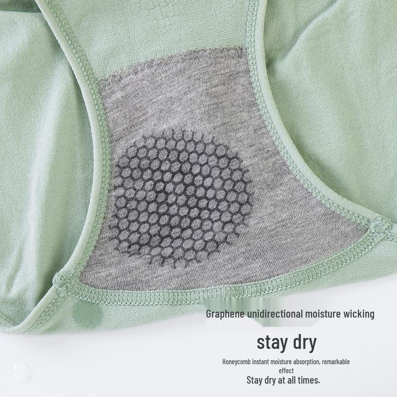 High Waisted Tummy-Control Panties for Women: Hip-Lifting, Postpartum Waist-Shaping, Antibacterial Graphene, Pure Cotton Crotch.