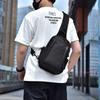 Men's Chest Bag Simple Single-shoulder Crossbody Bag Nylon Waterproof Casual Gradient Color Small Bag Trendy Men's Bag