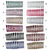 24 Pieces False Nails Extra Long Coffin Style Fingernail Patch Nail Tips DIY Supplies Manicure Decoration for Home Salon